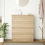 skænk 80x35x99 cm konstrueret træ sonoma-eg
