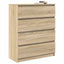 skænk 80x35x99 cm konstrueret træ sonoma-eg