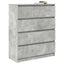 skænk 80x35x99 cm konstrueret træ betongrå