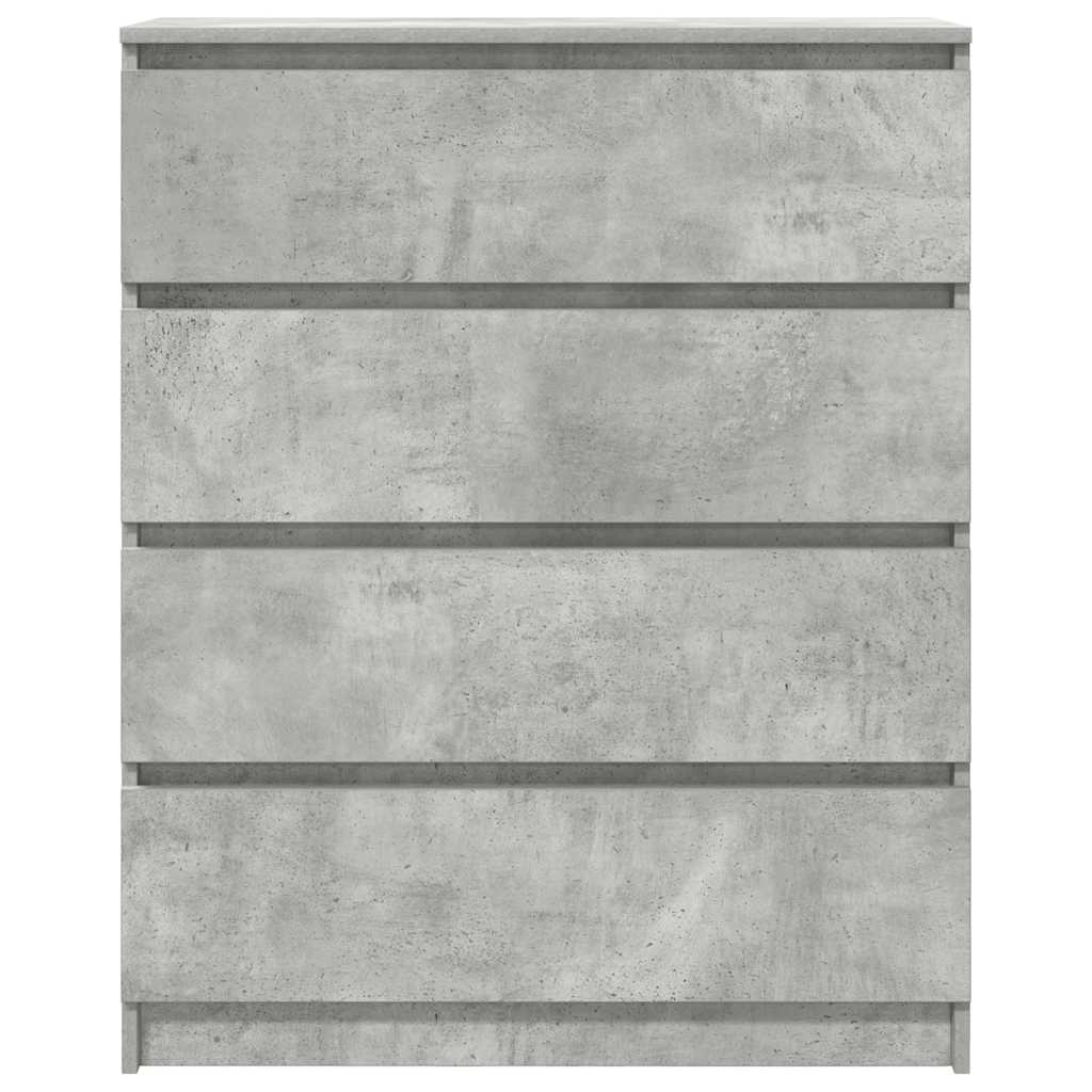 skænk 80x35x99 cm konstrueret træ betongrå