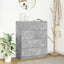skænk 80x35x99 cm konstrueret træ betongrå
