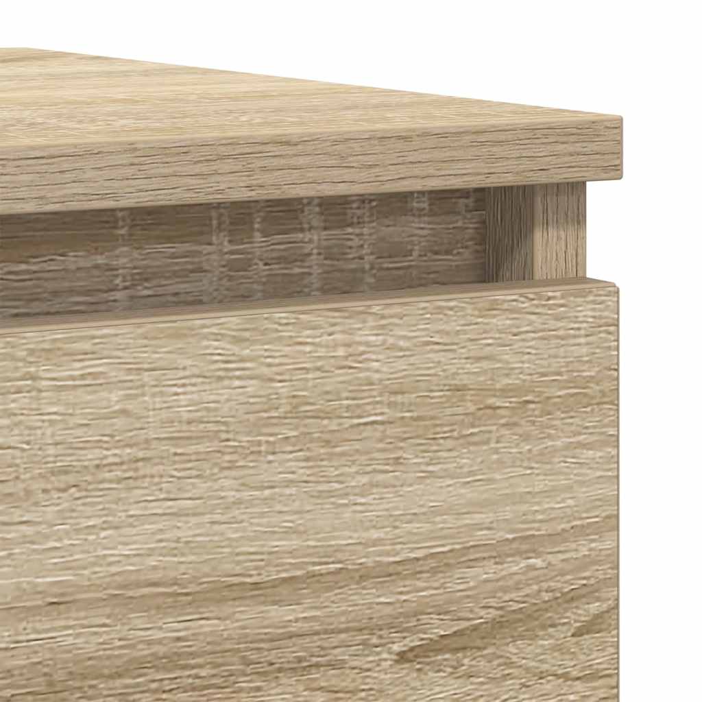 skænk 100x35x76 cm konstrueret træ sonoma-eg
