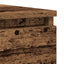 skænk 100x35x76 cm konstrueret træ antikt trælook