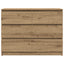 skænk 100x35x76 cm konstrueret træ kunsteg