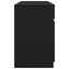 Bord med skuffe Sort eg 140 x 49 x 76 cm Konstrueret træ