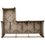 loungestol med hynder og lænefunktion L-formet polyrattan beige