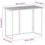 foldbart havebord 90x51x75 cm polyrattan beige