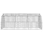 hønsegård 2,5x6x2,25 m galvaniseret stål
