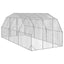 hønsegård 2,5x6x2,25 m galvaniseret stål