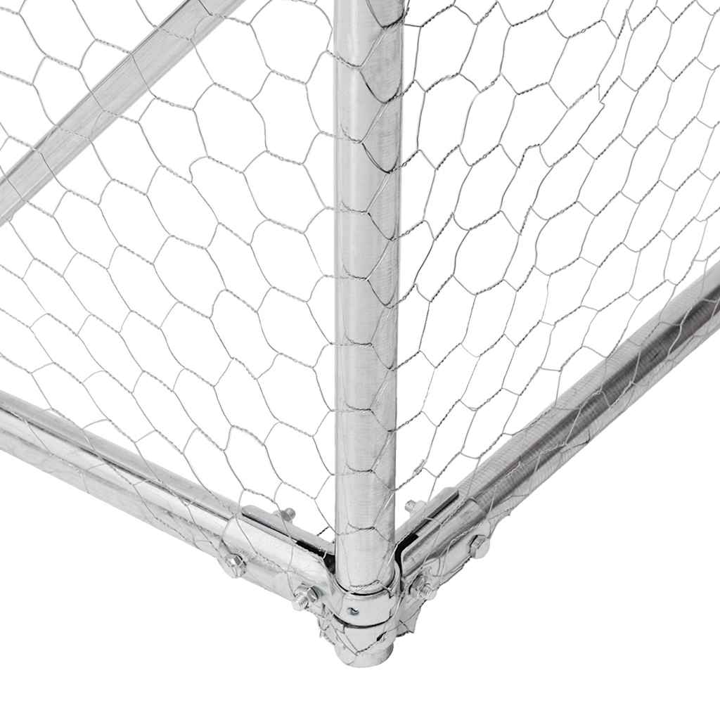 hønsegård 2,5x6x2,25 m galvaniseret stål
