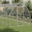 hønsegård 2,5x8x2,25 m galvaniseret stål