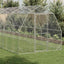 hønsegård 2,5x12x2,25 m galvaniseret stål