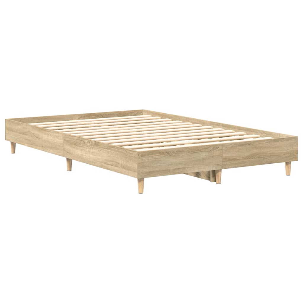 sengestel uden madras 120x200 cm konstrueret træ sonoma-eg