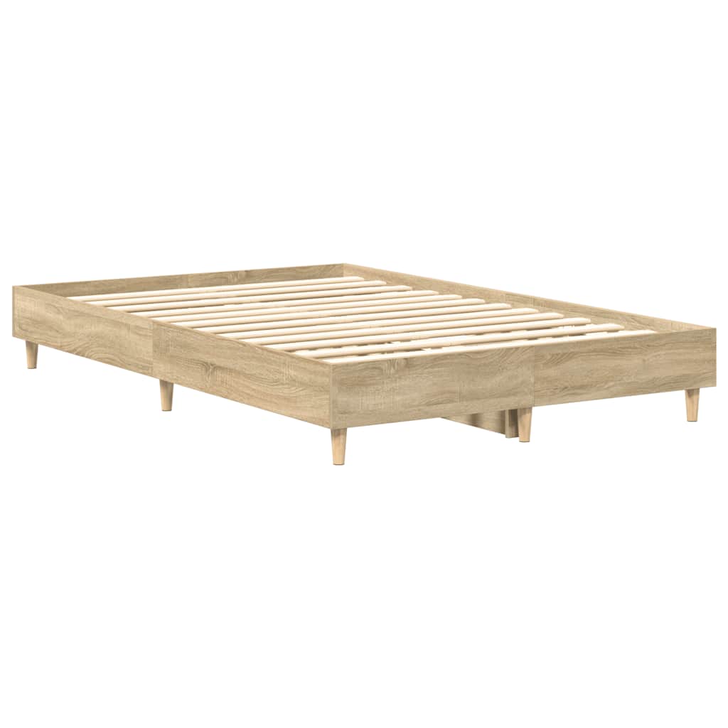 sengestel uden madras 120x200 cm konstrueret træ sonoma-eg