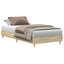 sengeramme uden madras 100x200 cm konstrueret træ sonoma-eg