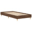 sengeramme uden madras 100x200 cm konstrueret træ brunt eg