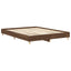sengeramme uden madras 100x200 cm konstrueret træ brunt eg
