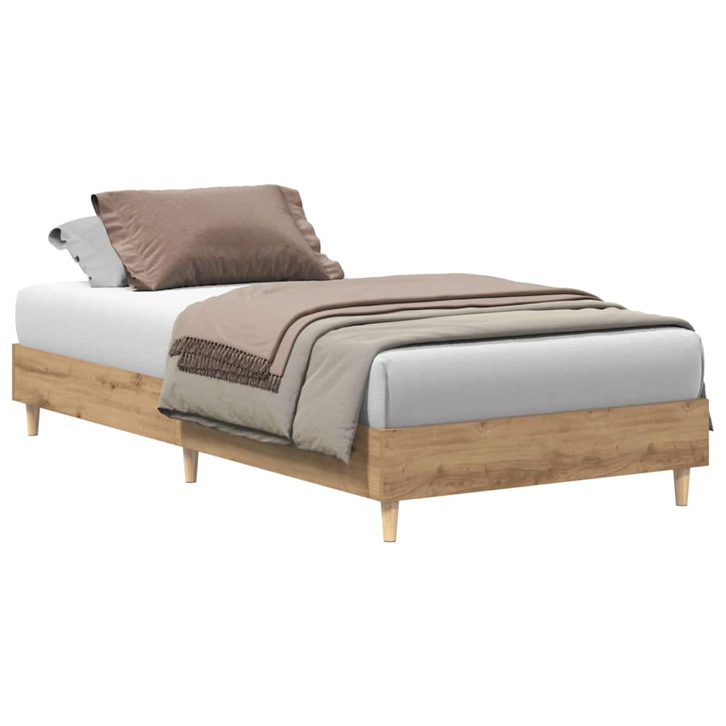 sengestel uden madras 90x200 cm konstrueret træ kunsteg
