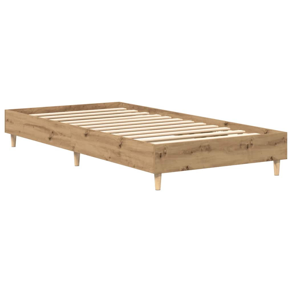 sengestel uden madras 90x200 cm konstrueret træ kunsteg