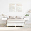 sengestel uden madras 140x190 cm konstrueret træ hvid