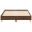 sengestel uden madras 135x190 cm konstrueret træ brun eg