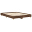 sengestel uden madras 90x190 cm konstrueret træ brunt eg