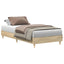 sengestel uden madras 75x190 cm konstrueret træ sonoma-eg