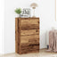 skænk 60x35x98,5 cm konstrueret træ gammelt træ-look
