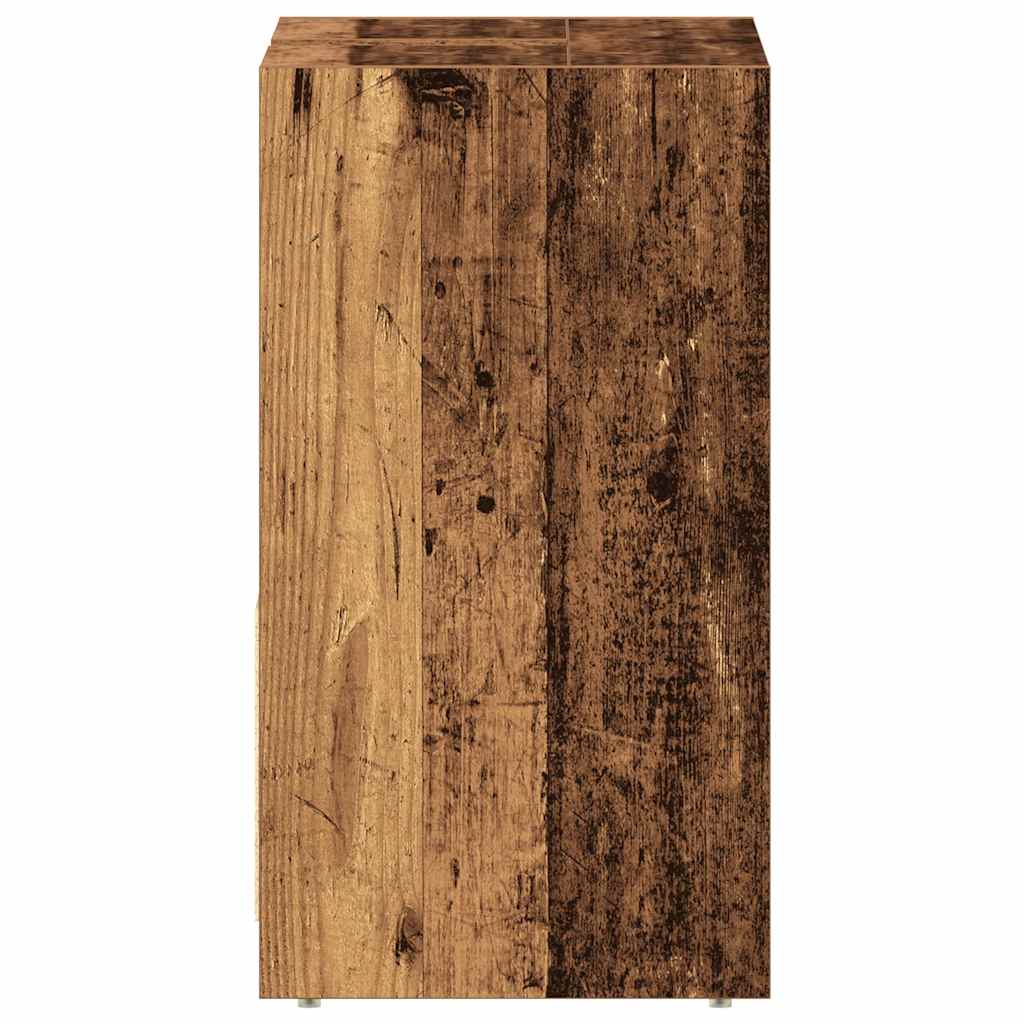 underskab til håndvask 60x30x60 cm konstrueret træ gammelt træ