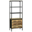 Highboard med skuffe Brun 70 x 35 x 180 cm Massivt mangotræ