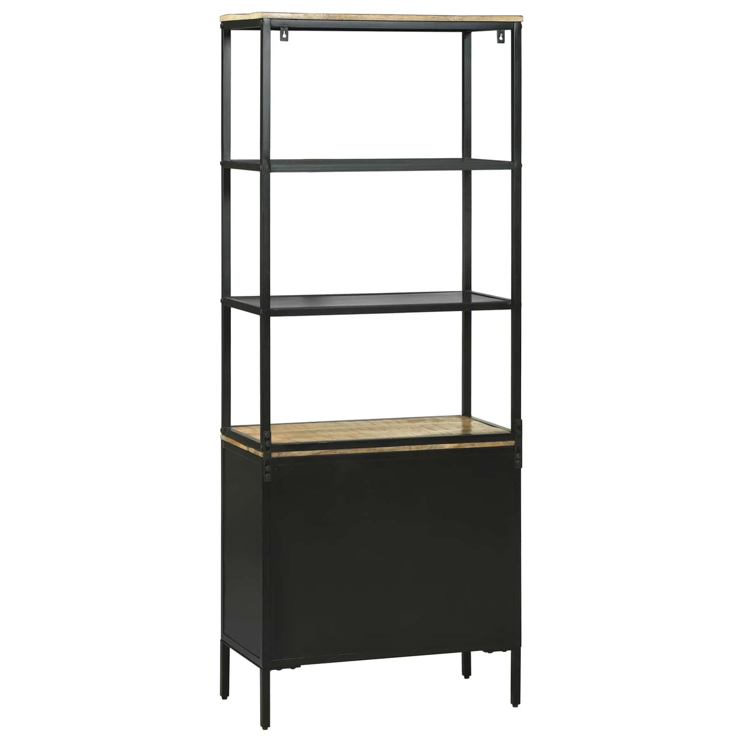 Highboard med skuffe Brun 70 x 35 x 180 cm Massivt mangotræ