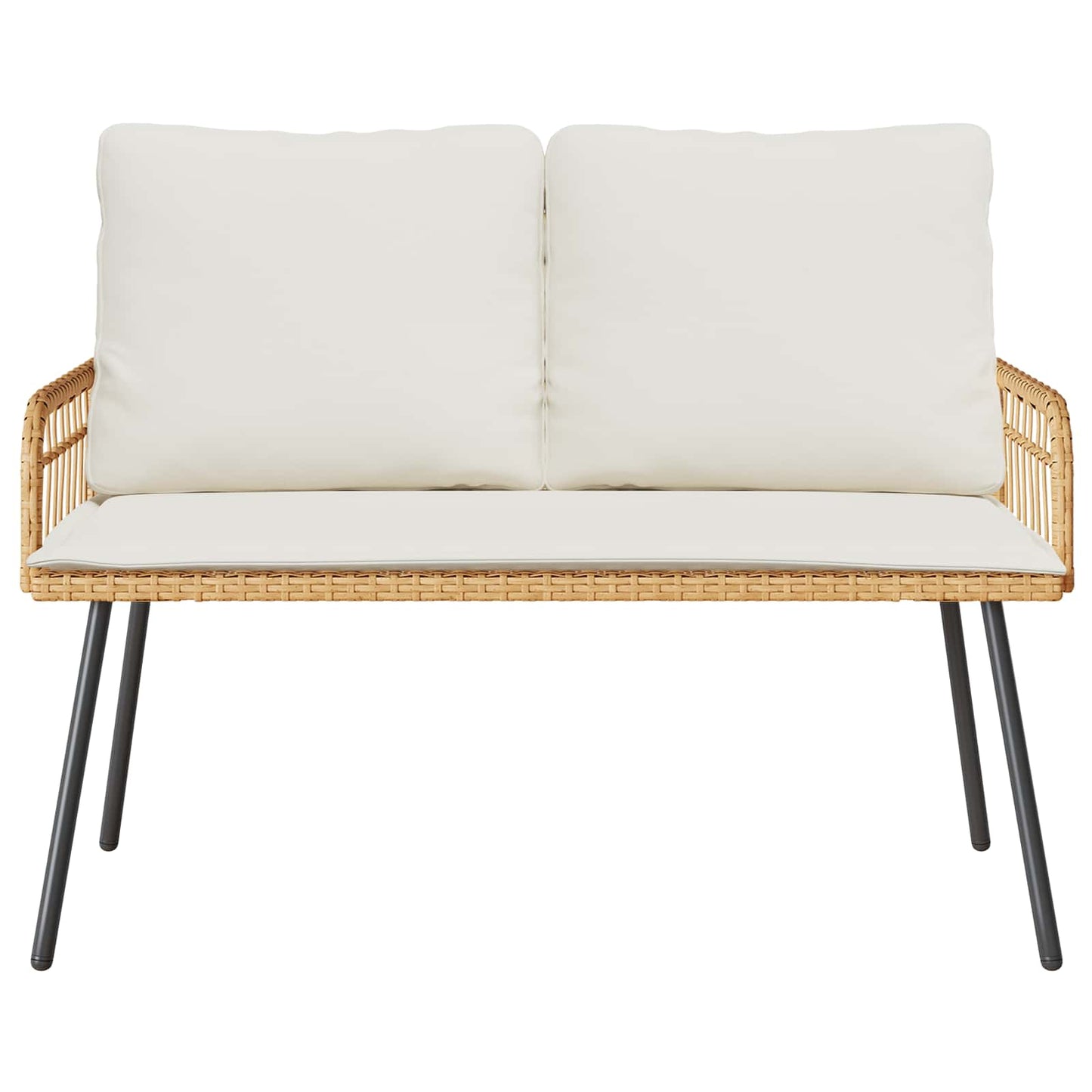 Have Spisebordssæt 2 stk. Naturfarvet polyrattan