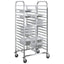 bakkevogn med 32 GN beholdere 75x55x162,5 cm rustfrit stål