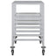 bakkevogn med 12 GN beholdere 75x55x87 cm rustfrit stål