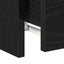 Natskab 2 pcs Sort eg 30 x 30 x 40 cm Konstrueret træ