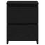 Natskab 2 pcs Sort eg 30 x 30 x 40 cm Konstrueret træ