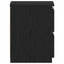 Natskab 2 pcs Sort eg 30 x 30 x 40 cm Konstrueret træ