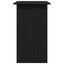 skrivebord 80 x 45 x 74 cm konstrueret træ sort egetræsfarve