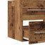 badeværelsesvaskeskab 60x38,5x48 cm konstrueret træ gammelt træ