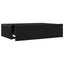 TV-skabe med LED-lys 2 stk. sort eg 60x35x15,5 cm