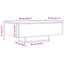 Sofabord Sort eg 85 x 55 x 31 cm