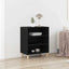 Sideboard Sort eg 57 x 35 x 70 cm Konstrueret træ