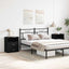 Natbord med skuffe 2 pcs Sort eg 50 x 32 x 60cm Konstrueret træ