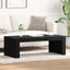 Sofabord Sort eg 102 x 50 x 35 cm Konstrueret træ