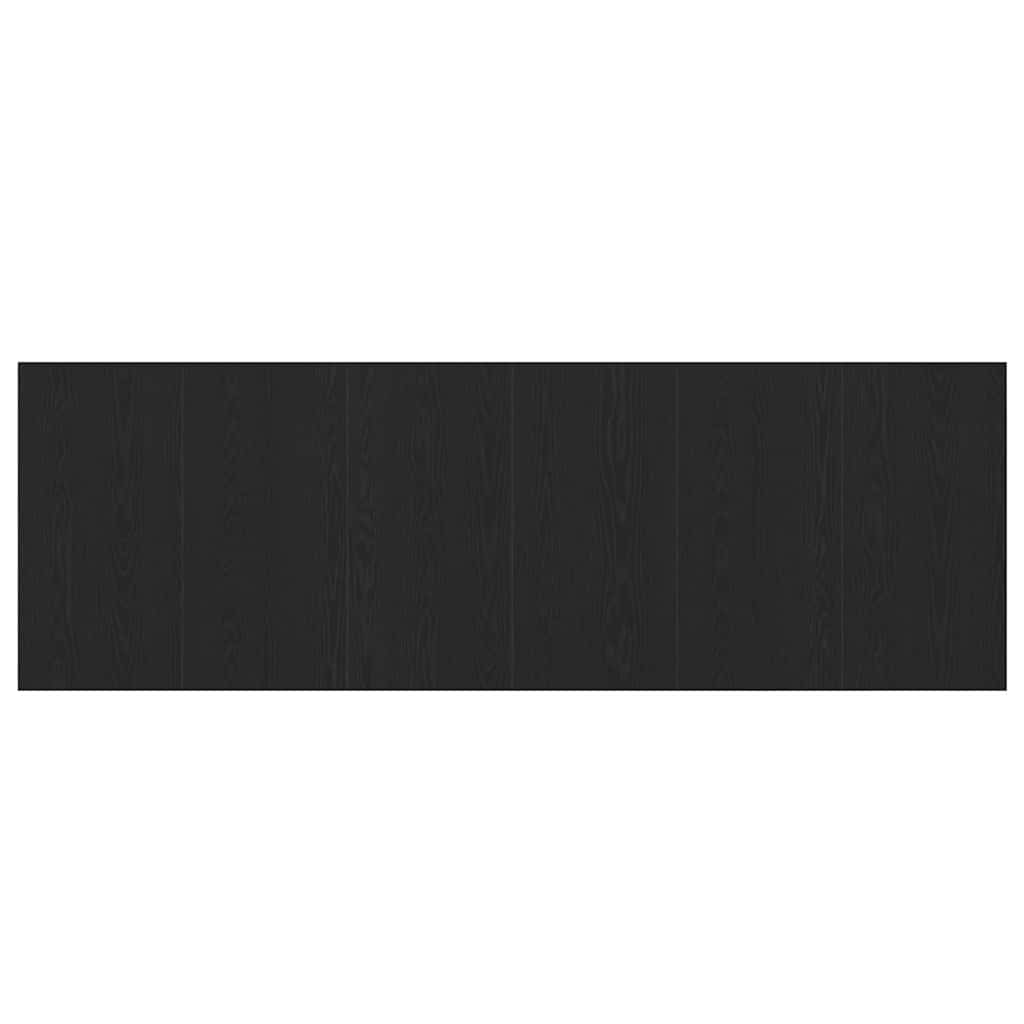 Senge Hovedgærde Sort eg 160 x 1.5 x 80.5 cm Konstrueret træ