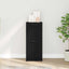 Sideboard Sort eg 30 x 30 x 70 cm Konstrueret træ