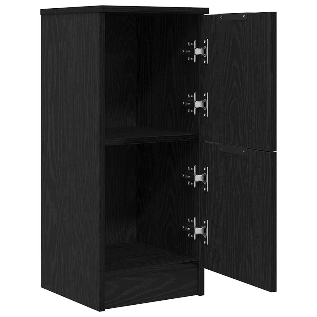 Sideboard Sort eg 30 x 30 x 70 cm Konstrueret træ