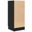 Sideboard Sort eg 30 x 30 x 70 cm Konstrueret træ