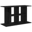 akvariestativ sort egetræ 100x40x60 cm konstrueret træ