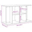akvariestativ sort egetræ 100x40x60 cm konstrueret træ